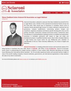 2015-05-19-Sciaroni&Associates-News and Events-SteveGODDARD-joinsSciaroni&Associates
