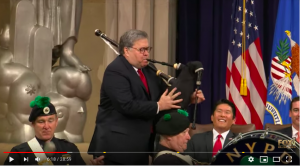 US Attorney General Plays Bagpipes Before Addressing Annual National US Attorney's Convention