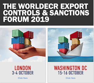 World ECR Export Controls & Sanctions Forum 2019