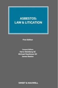 New Title Available From Wildy's  Asbestos Law & Litigation