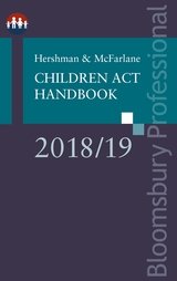 New From Bloomsbury Professional: Hershman and McFarlane: Children Act Handbook 2018/19