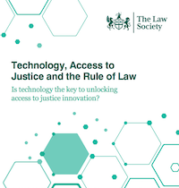 UK Law Society Report:  Technology, Access to Justice and the Rule of Law report