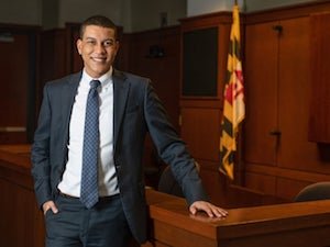 Brandon Wharton, '17, Makes History At U. of Maryland Law School