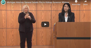 Michigan Attorney General Details Plot to Kidnap Governor Whitmer |Press Conference, October 8, 2020