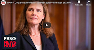 WATCH LIVE: Senate debates Supreme Court confirmation of Amy Coney Barrett