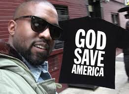 Kanye files trademark application  to create "God Save America clothing'