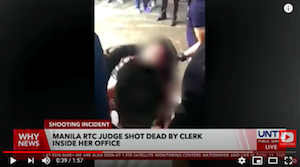 Manila RTC Judge Ma. Theresa Abadilla shot dead allegedly by clerk inside her office