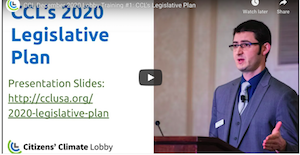 CCL December 2020 Lobby Training #1: CCL's Legislative Plan