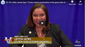 NY AG Letitia James Says "Trump cannot avoid justice in the great state of New York" | The View