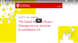 UK: January 2021 Lockdown 3.0 - David Wilson Library Services