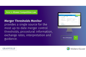 Press Release: Wolters Kluwer Launches Merger Thresholds Monitor through Collaboration with Granville Knowledge Management