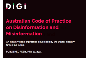 Australia - Report: Australian code of practice on disinformation and misinformation