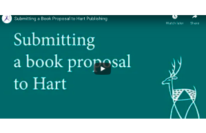 Want To Get Your Law Book Published - This Video Might Help: Submitting a Book Proposal to Hart Publishing