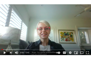 Women: Covid, Caring and Careers: Virginia Briggs - Minter Ellison - Sep 28, 2020