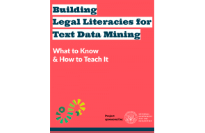 Building Legal Literacies for Text Data Mining