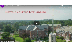 Aug 20 - Welcome To The BC Law Library