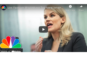 Live: Facebook Whistleblower Testifies at Senate Hearing | NBC News