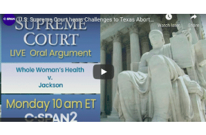 U.S. Supreme Court hears Challenges to Texas Abortion Law