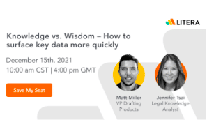 Dec 15: Knowledge vs. Wisdom - How to surface key data quickly