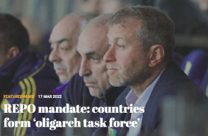 REPO mandate: countries form ‘oligarch task force’