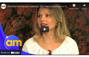 Ukrainian-Kiwi lawyer assesses NZ's latest sanctions on Russia