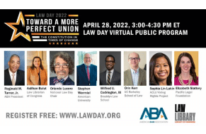 Law Library of Congress Webinar  "Join us to Celebrate Law Day on April 28th at 3pm EDT"