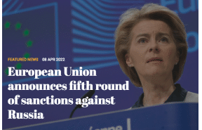 European Union announces fifth round of sanctions against Russia