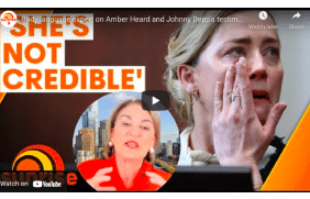 Body language expert on Amber Heard and Johnny Depp's testimonies