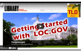 Getting Started with the Library of Congress Website