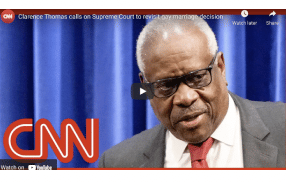 Clarence Thomas calls on Supreme Court to revisit gay marriage decision