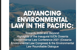 Report / Paper: Advancing environmental law in the Pacific
