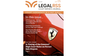 UK Vol 5 of Legal RSS (Cases) Journal Published