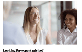 Looking for expert advice?