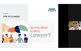 Elon Law student co-moderates ABA national webinar intended for prospective and current law students of diverse backgrounds