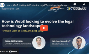 How is Web3 Looking to Evolve the Legal Technology Landscape? | TechLaw.Fest 2022