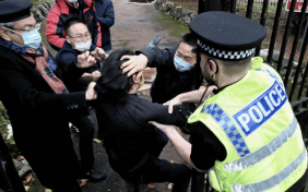 UK lawmakers want investigation after Hong Kong protester beaten up at Manchester’s Chinese consulate
