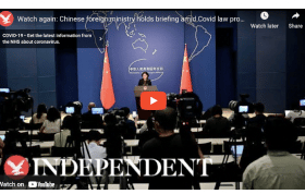 Video: Chinese foreign ministry holds briefing amid Covid law protests