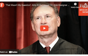 'That Wasn't My Question': Alito Grills Lawyer On Web Designer Who Wants To Refuse Same-Sex Couples