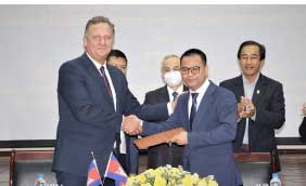 Cambodian Ministry of Justice Signs an MoU with the US Law Office to promote legal knowledge