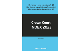 UK: Crown Court Index 2023 43rd ed