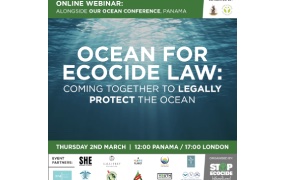 Webinar: Ocean for Ecocide Law: coming together to legally protect the ocean