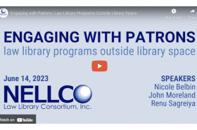 Engaging with Patrons: Law Library Programs Outside Library Space