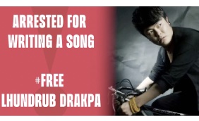 Latest Update From "Free Tibet".  Disappeared For Writing A Song