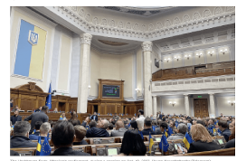 Ukraine parliament - draft law making English official language of international communication