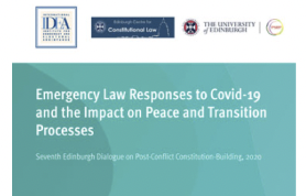 Paper: Emergency Law Responses to Covid-19 and the Impact on Peace and Transition Processes