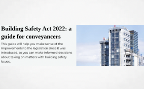 UK Law Society publishes online guide to Building Safety Act