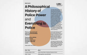 Book Launch: A Philosophical History of Police Power and Everything Is Police