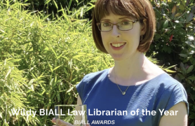 BIALL LAW LIBRARIAN OF THE YEAR 2024 SPONSORED BY WILDY & SONS