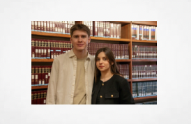 Notre Dame Law School hosts two Ukrainian exchange students through partnership with Ukrainian Catholic University