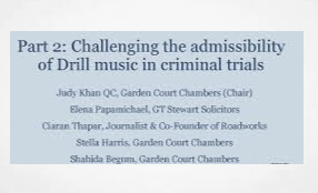 UK: Art, not evidence: Crown Prosecution Service urged to remove 'drill music' from guidance on gang-related offences